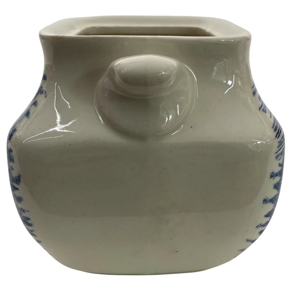 Liberty Blue Paul Revere Creamer & Betsy Ross Sugar Bowl Set England